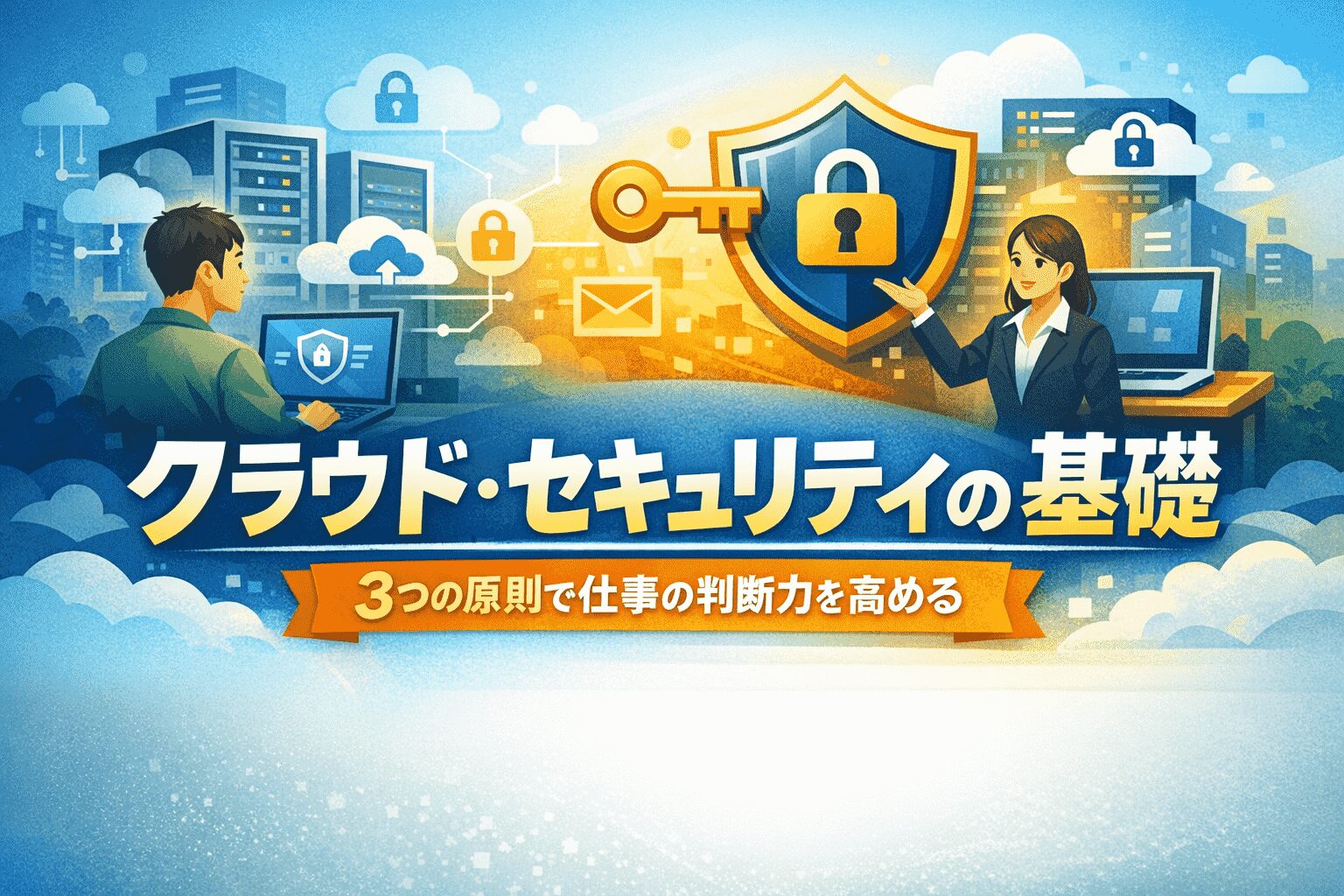 クラウド・セキュリティの基礎｜3つの原則で「ITの裏側」が見えると、仕事の“判断力”が変わる